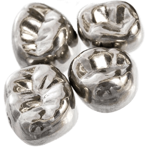 Stainless steel dental crowns